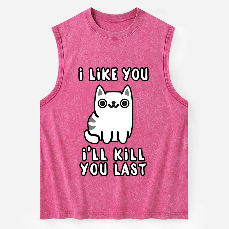 Tokyo-Tiger Cats And Humans Have A Love-hate Relationship Washed Tank