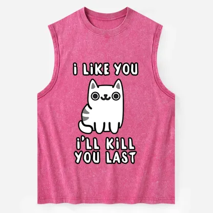 Tokyo-Tiger Cats And Humans Have A Love-hate Relationship Washed Tank