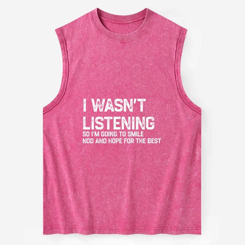 Tokyo-Tiger Indifferent To Everything Washed Tank