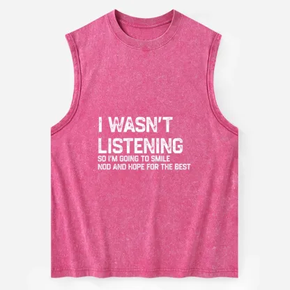 Tokyo-Tiger Indifferent To Everything Washed Tank