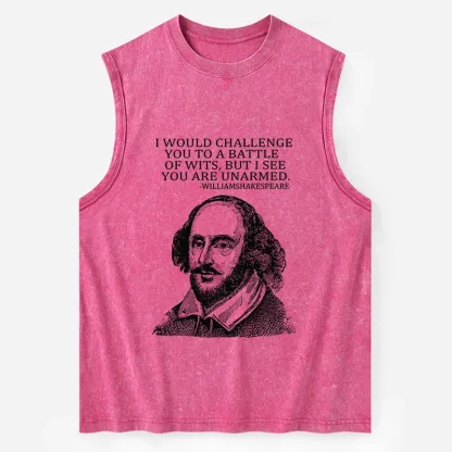 Tokyo-Tiger Your Intelligence Is Inferior To Mine Washed Tank