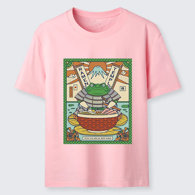 Tokyo-Tiger Frog Samurai Eating Ramen Classic T-Shirt