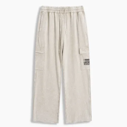 Tokyo-Tiger Indifferent To Everything Washed Utility Sweatpants