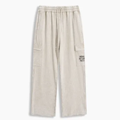 Tokyo-Tiger Self-diagnosed Illness Funny Washed Utility Sweatpants