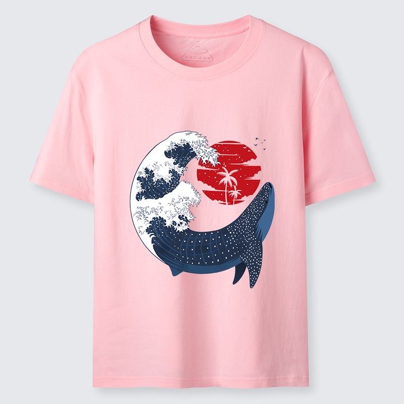 Tokyo-Tiger Japanese Whale Wave Classic T-Shirt
