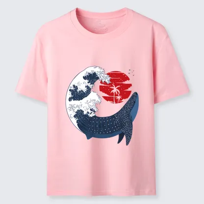 Tokyo-Tiger Japanese Whale Wave Classic T-Shirt