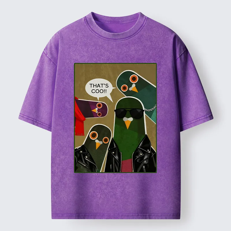 Tokyo-Tiger Cool Pigeon Washed T-Shirt