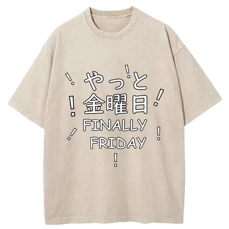 Tokyo-Tiger Finally Friday Washed T-Shirt
