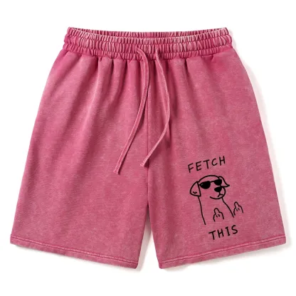 Tokyo-Tiger Rebellious Dog Washed Shorts