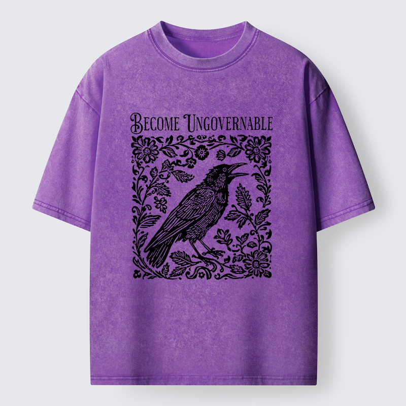 Tokyo-Tiger Wild Crow Washed T-Shirt