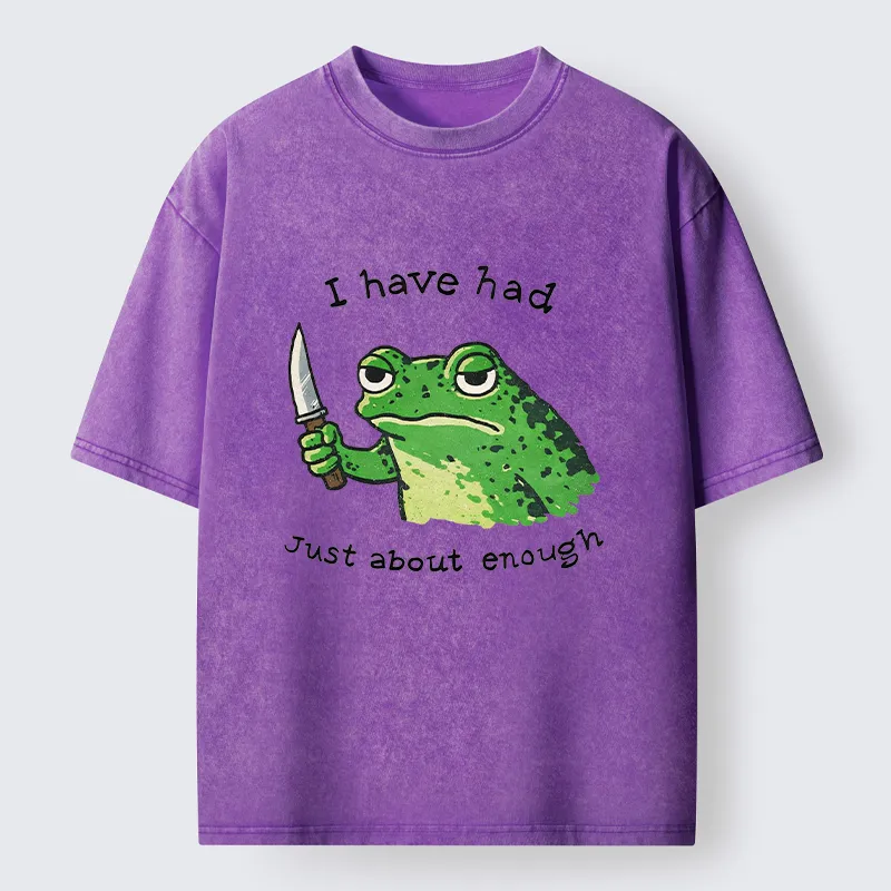 Tokyo-Tiger Impatient Frog Washed T-Shirt