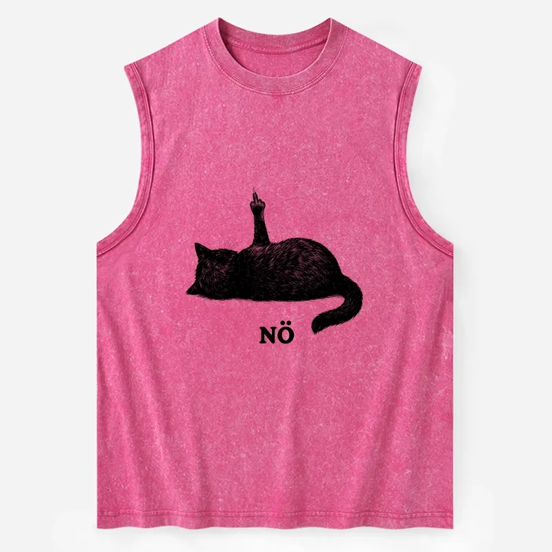 Tokyo-Tiger Cat Refused Washed Tank