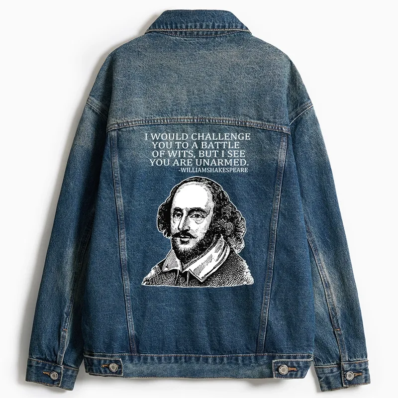 Tokyo-Tiger Your Intelligence Is Inferior To Mine Jean Jacket