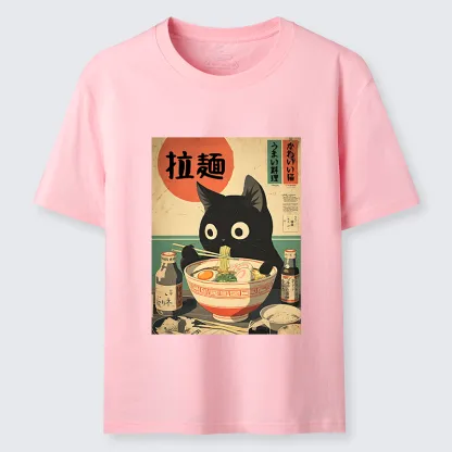Tokyo-Tiger Cat Is Eating Ramen At The Restaurant Classic T-Shirt