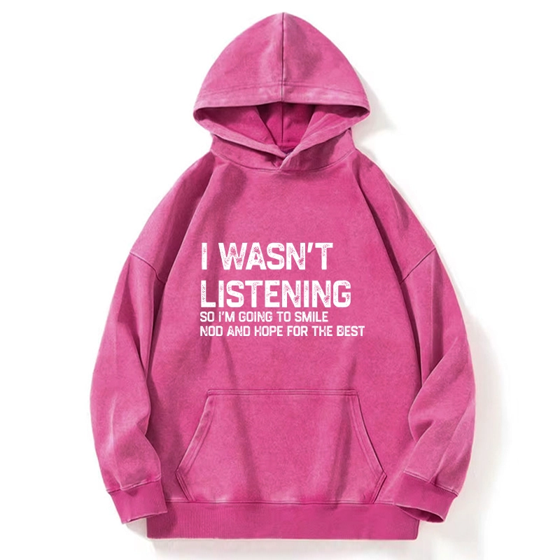 Tokyo-Tiger Indifferent To Everything Washed Hoodie