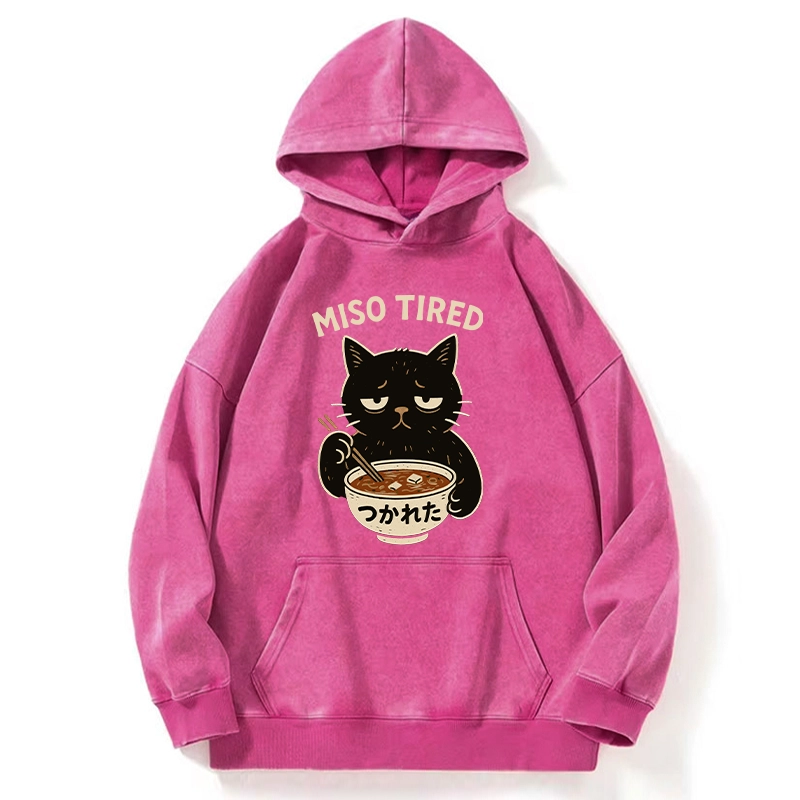 Tokyo-Tiger I’m So Tired Washed Hoodie