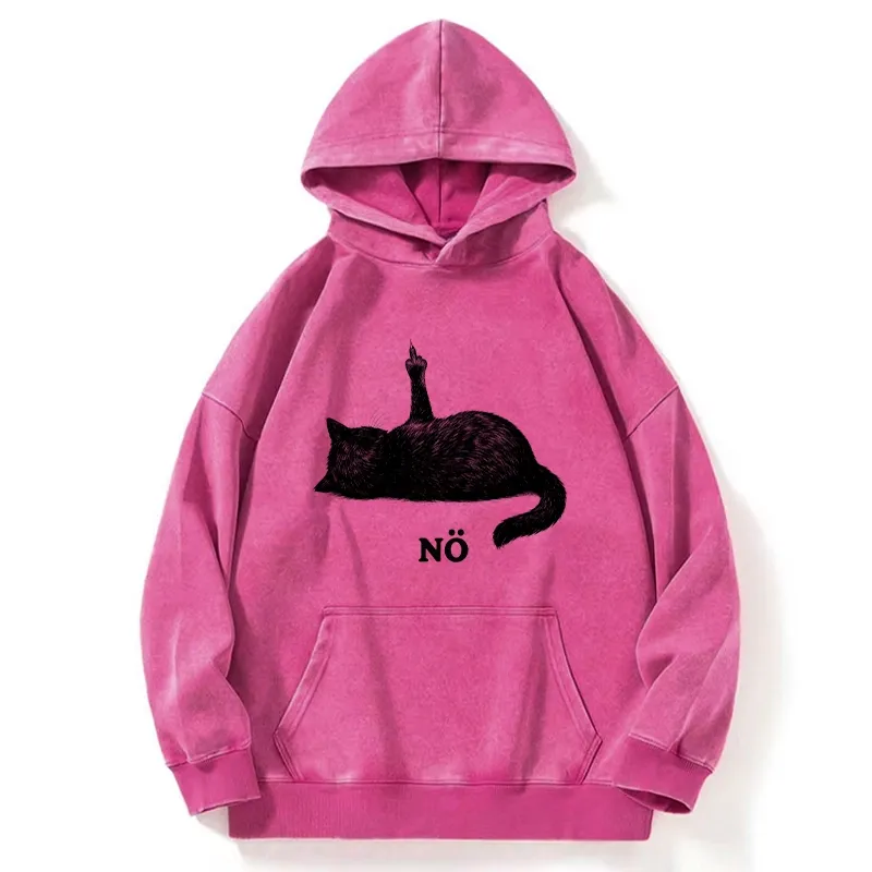 Tokyo-Tiger Cat Refused Washed Hoodie