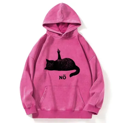 Tokyo-Tiger Cat Refused Washed Hoodie