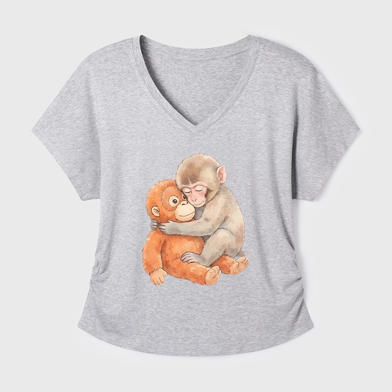 Tokyo-Tiger Poor Punch Modal Dolman Sleeve T-Shirt