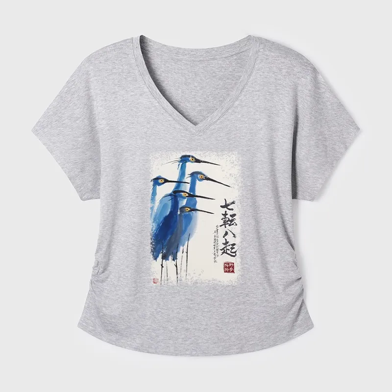 Tokyo-Tiger Wings That Never Yield Modal Dolman Sleeve T-Shirt