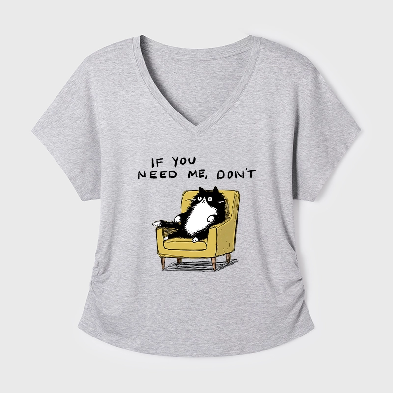 Tokyo-Tiger Unavailable Cat Modal Dolman Sleeve T-Shirt