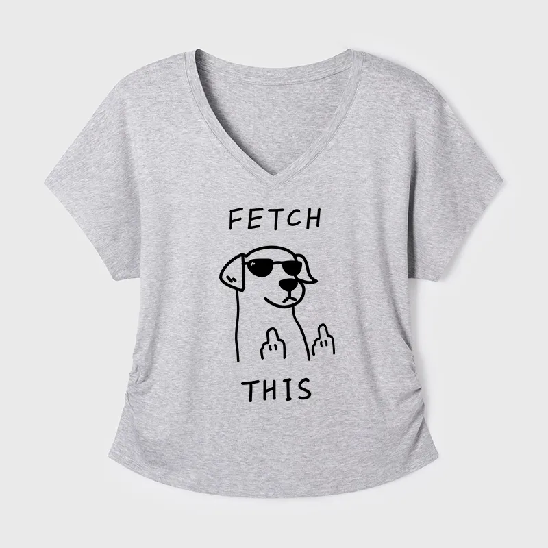 Tokyo-Tiger Rebellious Dog Modal Dolman Sleeve T-Shirt