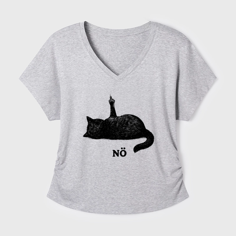 Tokyo-Tiger Cat Refused Modal Dolman Sleeve T-Shirt