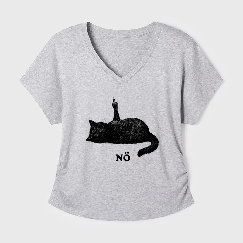 Tokyo-Tiger Cat Refused Modal Dolman Sleeve T-Shirt