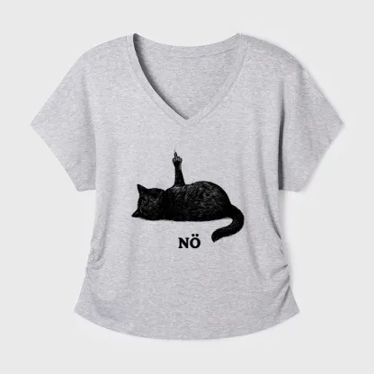 Tokyo-Tiger Cat Refused Modal Dolman Sleeve T-Shirt