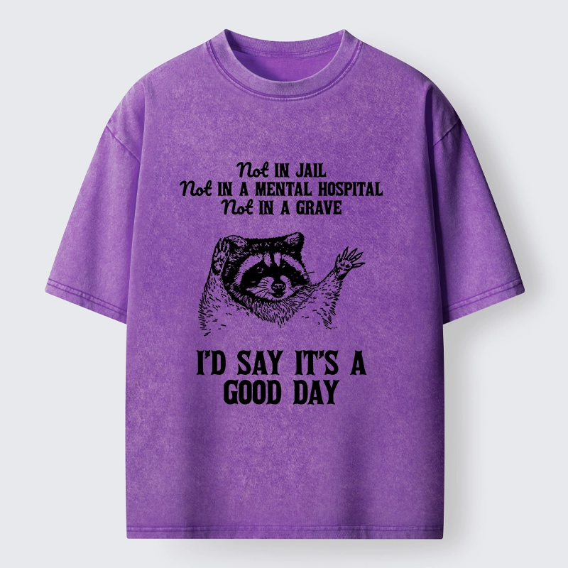 Tokyo-Tiger Cherish The Present Washed T-Shirt