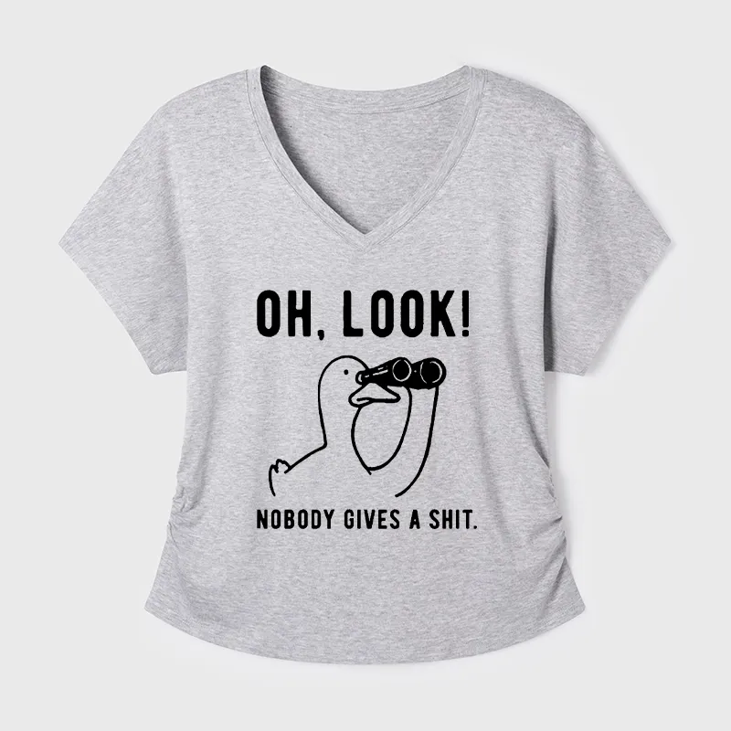 Tokyo-Tiger No One Cares About The Duck Modal Dolman Sleeve T-Shirt