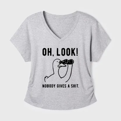 Tokyo-Tiger No One Cares About The Duck Modal Dolman Sleeve T-Shirt