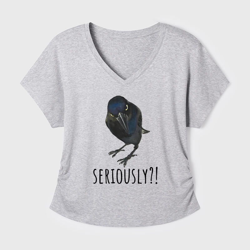 Tokyo-Tiger Raven's Question Modal Dolman Sleeve T-Shirt