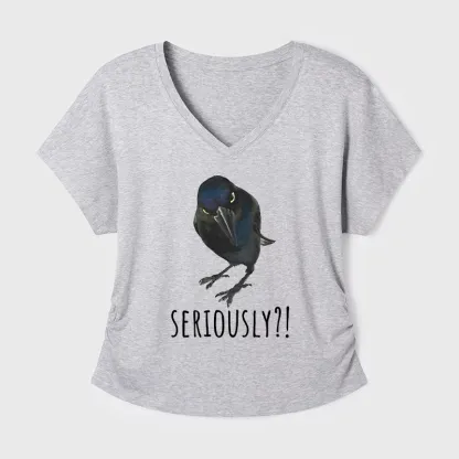 Tokyo-Tiger Raven's Question Modal Dolman Sleeve T-Shirt