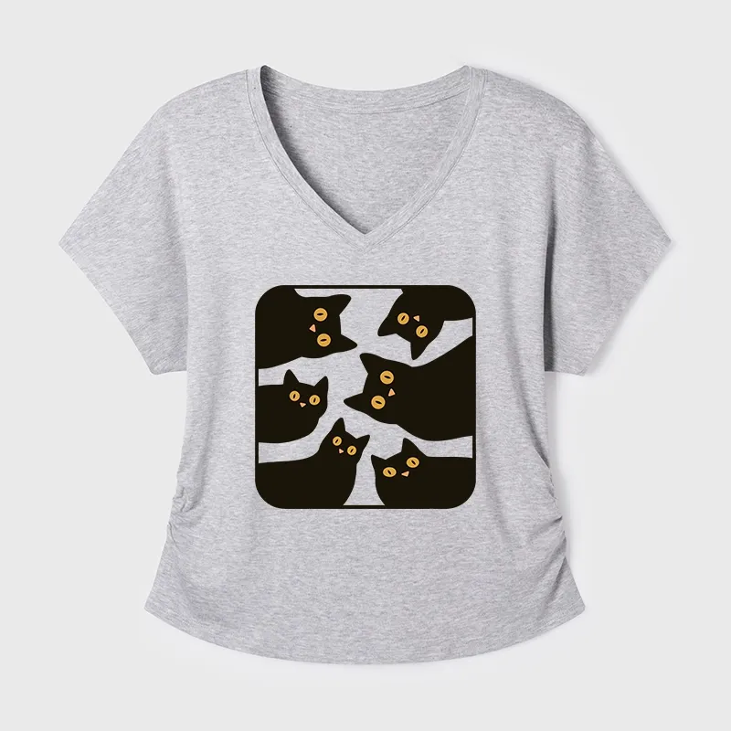 Tokyo-Tiger Cats Are Watching You Modal Dolman Sleeve T-Shirt