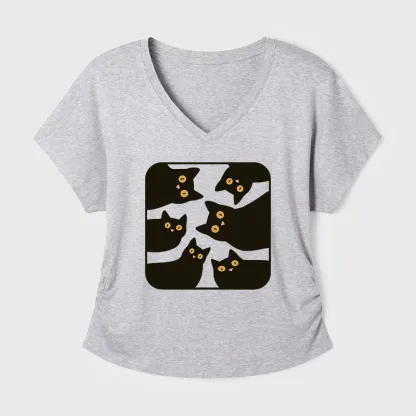 Tokyo-Tiger Cats Are Watching You Modal Dolman Sleeve T-Shirt