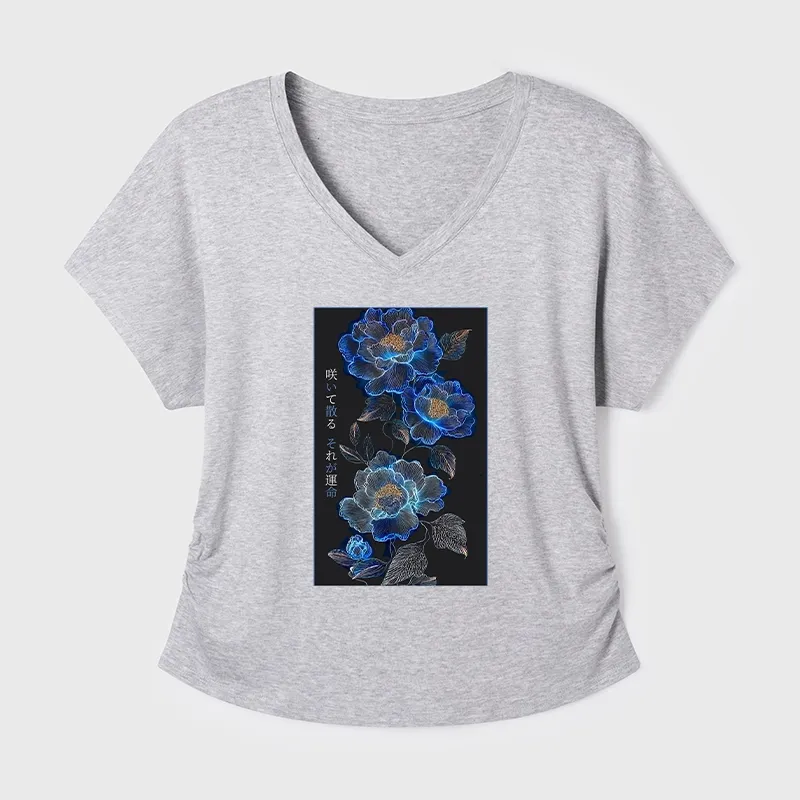 Tokyo-Tiger The Sea Of Flowers In The Darkness Modal Dolman Sleeve T-Shirt