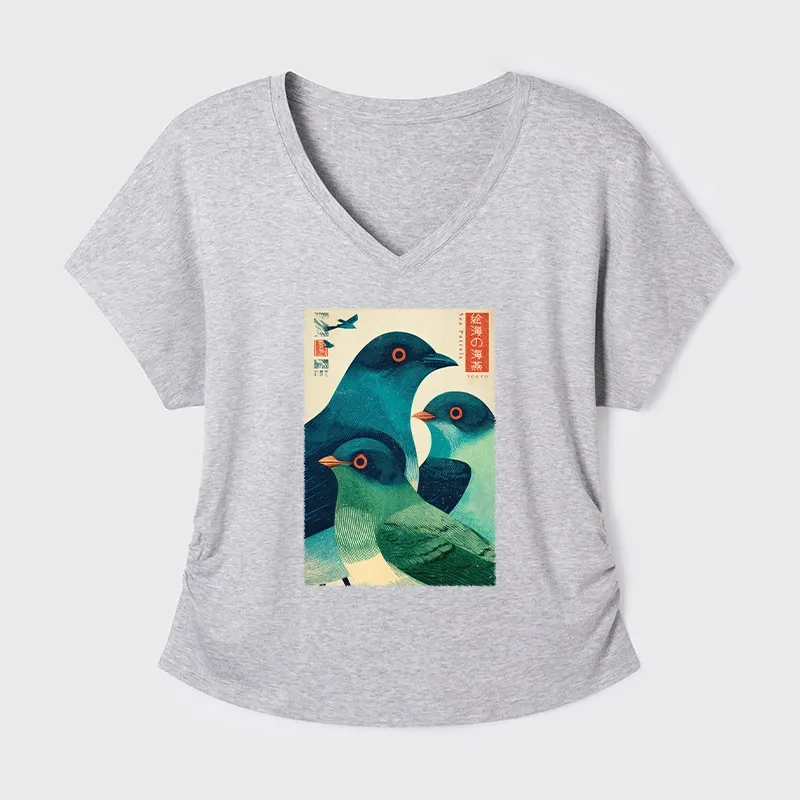 Tokyo-Tiger Petrels Of The Painted Sea Modal Dolman Sleeve T-Shirt