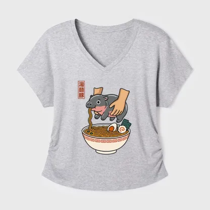 Tokyo-Tiger Noodles Got Me Modal Dolman Sleeve T-Shirt