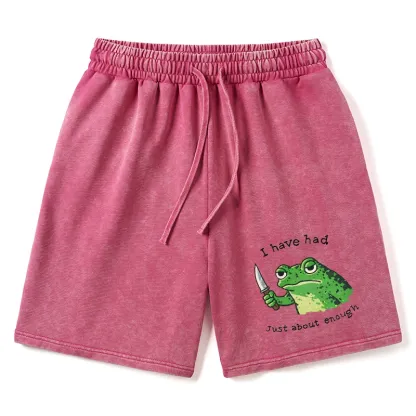 Tokyo-Tiger Impatient Frog Washed Shorts