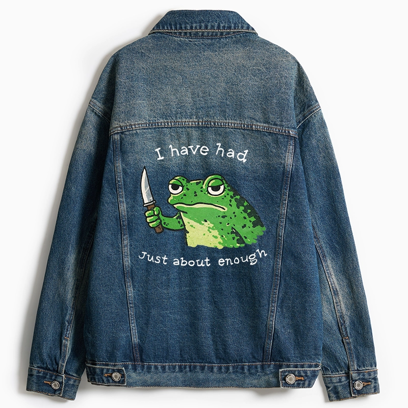Tokyo-Tiger Impatient Frog Jean Jacket