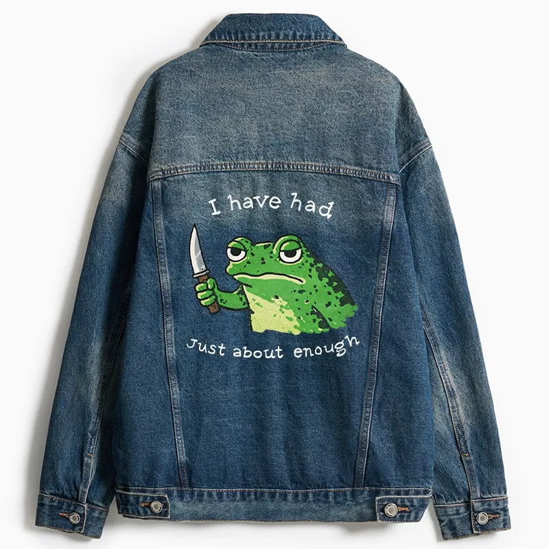 Tokyo-Tiger Impatient Frog Jean Jacket Sale