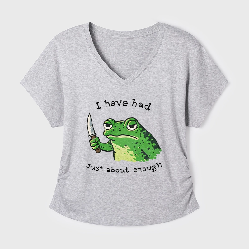 Tokyo-Tiger Impatient Frog Modal Dolman Sleeve T-Shirt