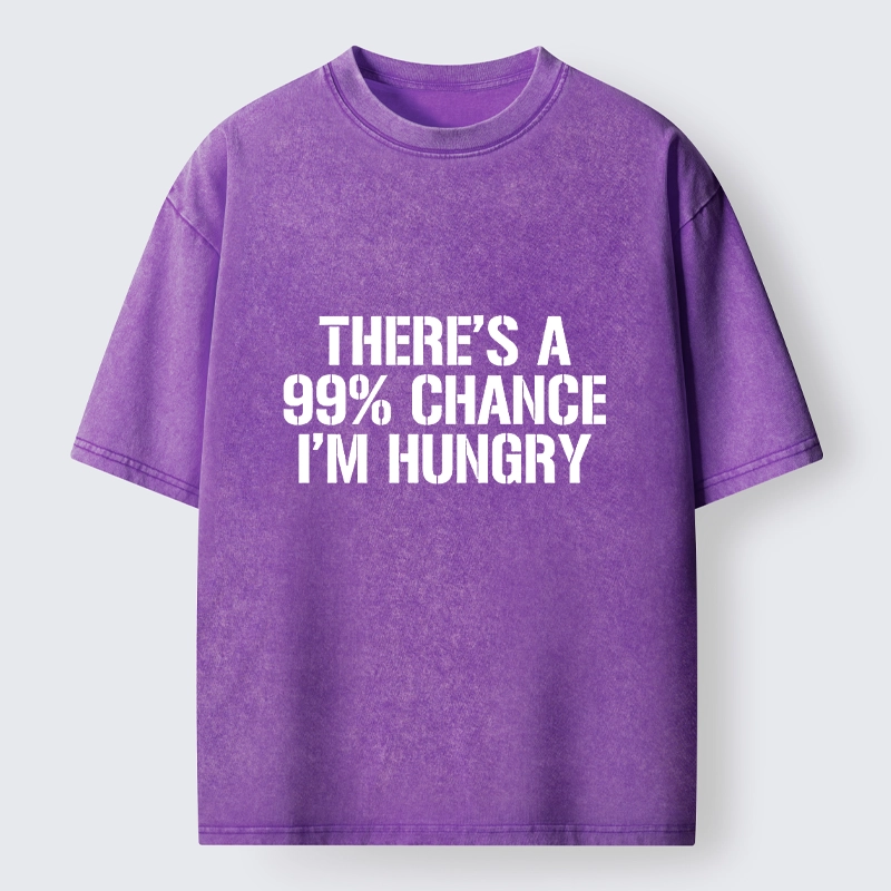 Tokyo-Tiger Hunger Level: 99% Washed T-Shirt