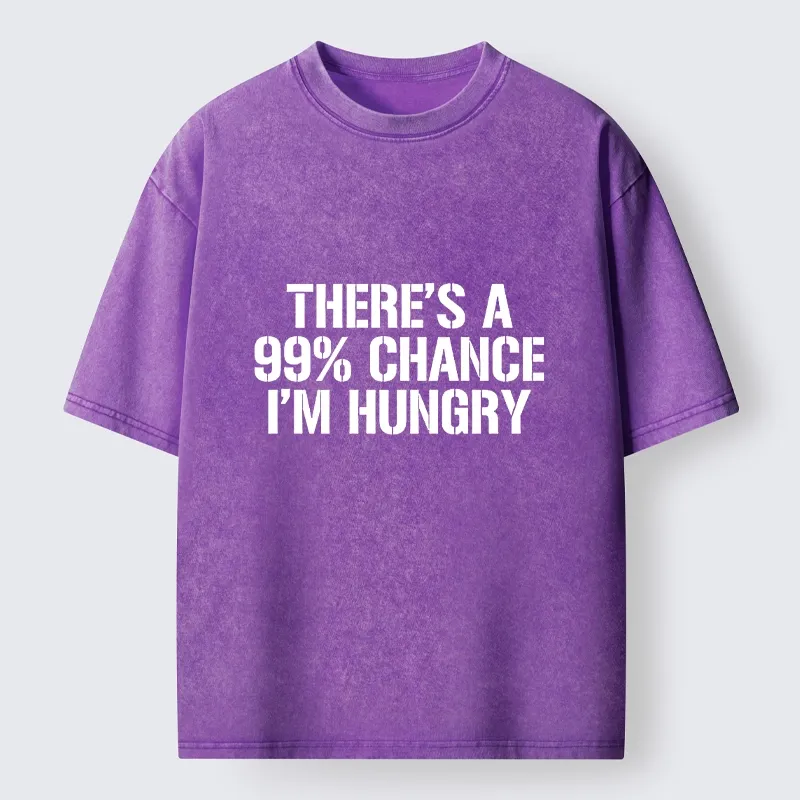 Tokyo-Tiger Hunger Level: 99% Washed T-Shirt