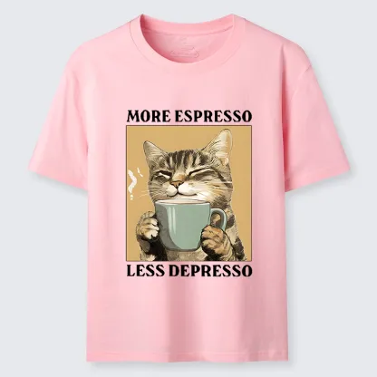 Tokyo-Tiger Cute Cat Drinking Coffee Classic T-Shirt