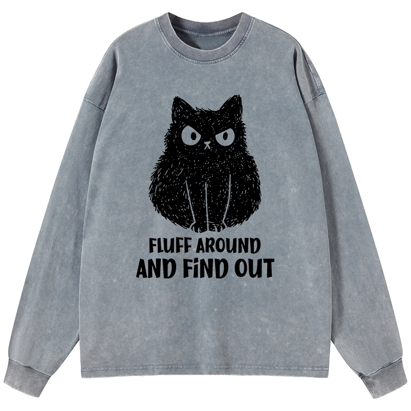 Tokyo-Tiger Consequences Of Fooling Around Washed Long Sleeve T-Shirt