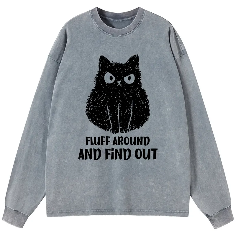 Tokyo-Tiger Consequences Of Fooling Around Washed Long Sleeve T-Shirt Sale