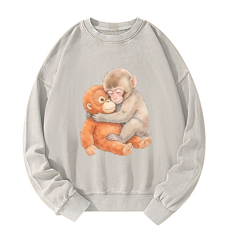 Tokyo-Tiger Poor Punch Washed Sweatshirt