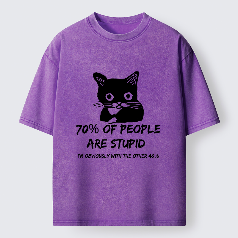 Tokyo-Tiger Opinionated Funny Washed T-Shirt